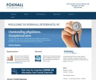 Foxhallinternists.com(Foxhall Internists) Screenshot