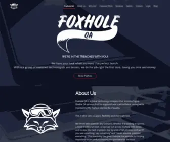 Foxholeqa.com(Foxhole QA) Screenshot