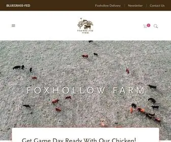 Foxhollow.com(Foxhollow Farm) Screenshot