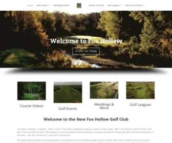 Foxhollowgolf.net(Fox Hollow Golf) Screenshot