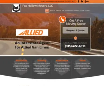 Foxhollowmovers.com(Fox Hollow Movers) Screenshot