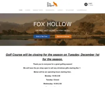 Foxhollowutah.com(Fox Hollow) Screenshot
