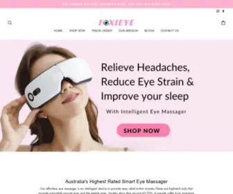 Foxieye.com(Our effortless eye massager) Screenshot