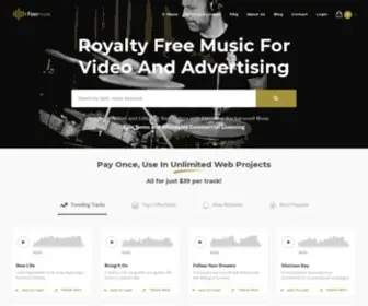 Foximusic.com(Royalty Free Music For Videos & Podcasts) Screenshot