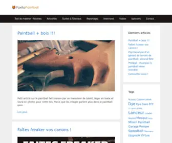 Foxito-Paintball.com(Foxito Paintball) Screenshot