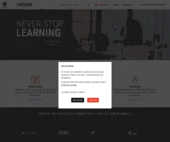 Foxize.com(Aceleramos los procesos de aprendizaje de equipos) Screenshot