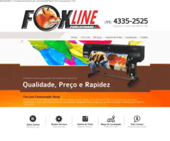 Foxline.com.br(Fox Line) Screenshot