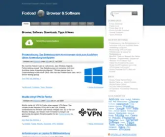 Foxload.com(Browser, Software, Downloads, Tipps & News) Screenshot