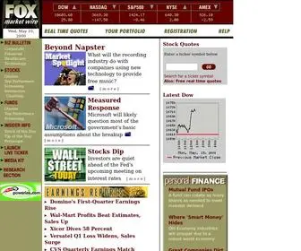 Foxmarketwire.com(FOX Market Wire) Screenshot
