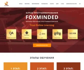 Foxminded.com.ua(Курси програмування від навчального центру) Screenshot