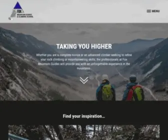 Foxmountainguides.com(Fox Mountain Guides) Screenshot