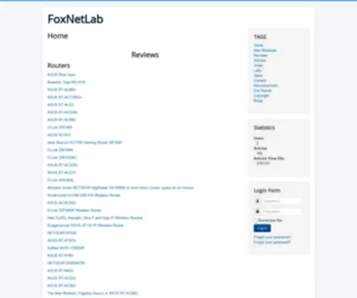 Foxnetlab.com(Foxnetlab) Screenshot