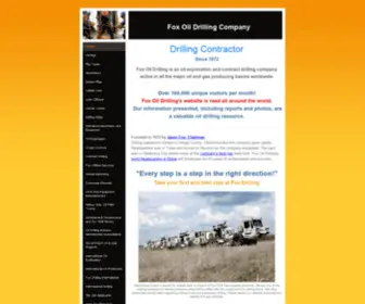 Foxoildrilling.com(Fox Oil Drilling Company) Screenshot