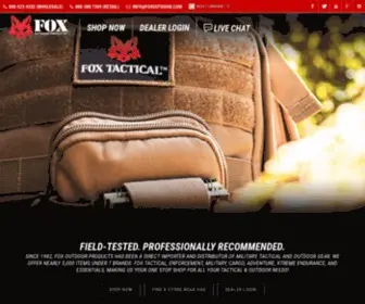 Foxoutdoor.com(Fox Outdoor Products) Screenshot