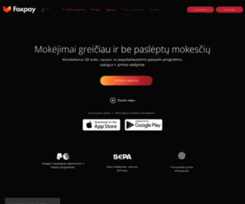 Foxpay.lt(Foxpay) Screenshot