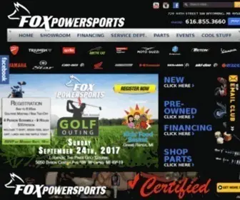 Foxpowersports.com Screenshot