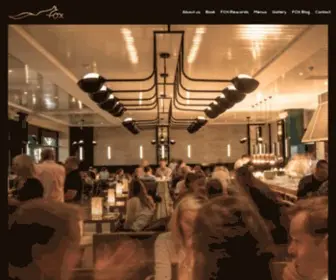 Foxrg.com(Fox Restaurant Group) Screenshot