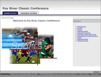 Foxriverclassicconference.com(Fox River Classic Conference) Screenshot
