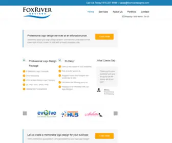 Foxriverdesigns.com(Professional logo design company) Screenshot