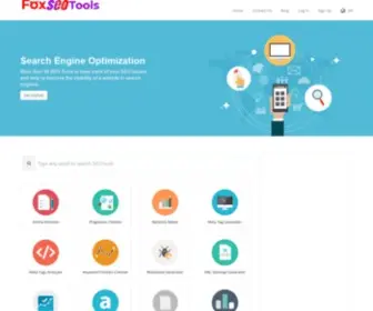 Foxseotools.com(Free Online SEO Tools) Screenshot
