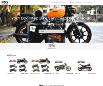 Foxservice.in(Doorstep Bike Service Expert) Screenshot