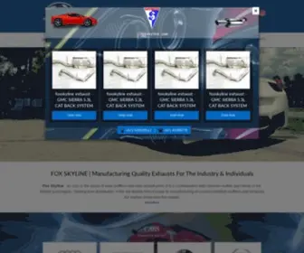 Foxskyline.com(Exhaust Systems in UAE) Screenshot