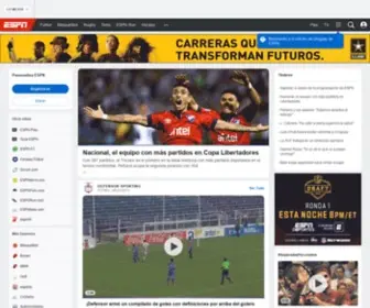 Foxsports.com.uy(ESPN) Screenshot