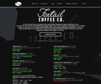 Foxtailcoffee.com(Foxtail Coffee Co) Screenshot