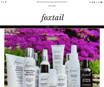 Foxtailhaircare.com(Foxtail Hair Care) Screenshot