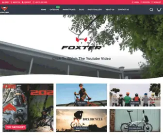 Foxterbicycle.com(Foxter Bicycle Shop) Screenshot