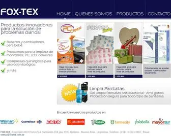 Foxtex.com.ar(Fox Tex) Screenshot