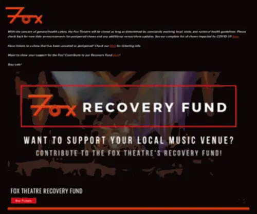 Foxtheater.com(Foxtheater) Screenshot