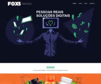 Foxthree.com.br(Agência) Screenshot