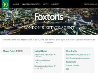 Foxtonsgroup.co.uk(Foxtons Group) Screenshot
