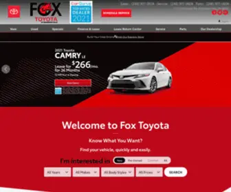 Foxtoyota.com(Fox Toyota) Screenshot