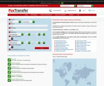 Foxtransfer.eu(Global airport transfers) Screenshot