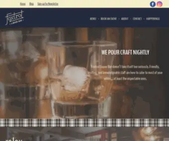 Foxtrotbar.com(Best Liquor Bar Midtown Atlanta) Screenshot