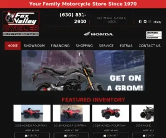 Foxvalleycycles.com(Fox Valley Cycles is located in Aurora) Screenshot