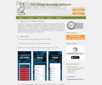 Foxvillage.com(Fox Village Dressage Horse Show Management Software) Screenshot