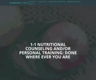 Foxwingfitness.com(Nutrition Counseling Personal Training) Screenshot