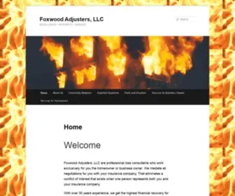 Foxwoodadjustment.com(INTEGRITY) Screenshot