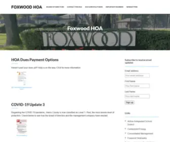 Foxwoodhoa.net(Foxwoodhoa) Screenshot