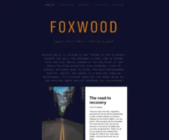 Foxwoodsalon.com(FOXWOOD) Screenshot