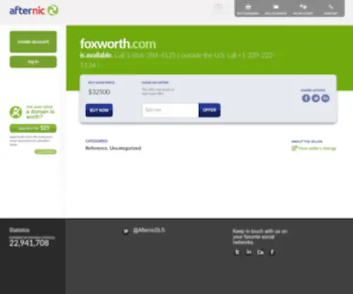 Foxworth.com(Foxworth) Screenshot