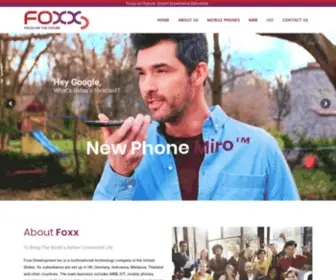 FoxxDevelopment.com(IoT) Screenshot