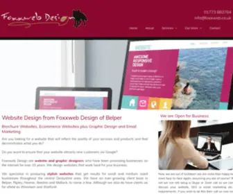 Foxxweb.co.uk(Website Design Belper) Screenshot
