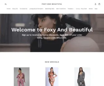 Foxyandbeautiful.com(Foxy And Beautiful) Screenshot