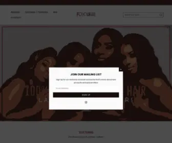 Foxyblackbundles.com(100% Virgin Brazilian Hair Extensions) Screenshot
