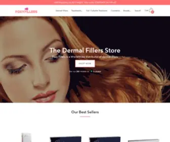 Foxyfillers.com(Buy Fillers Online From The Dermal Filler Store) Screenshot