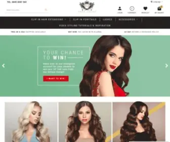 Foxylocks.com(Hair Extensions UK) Screenshot